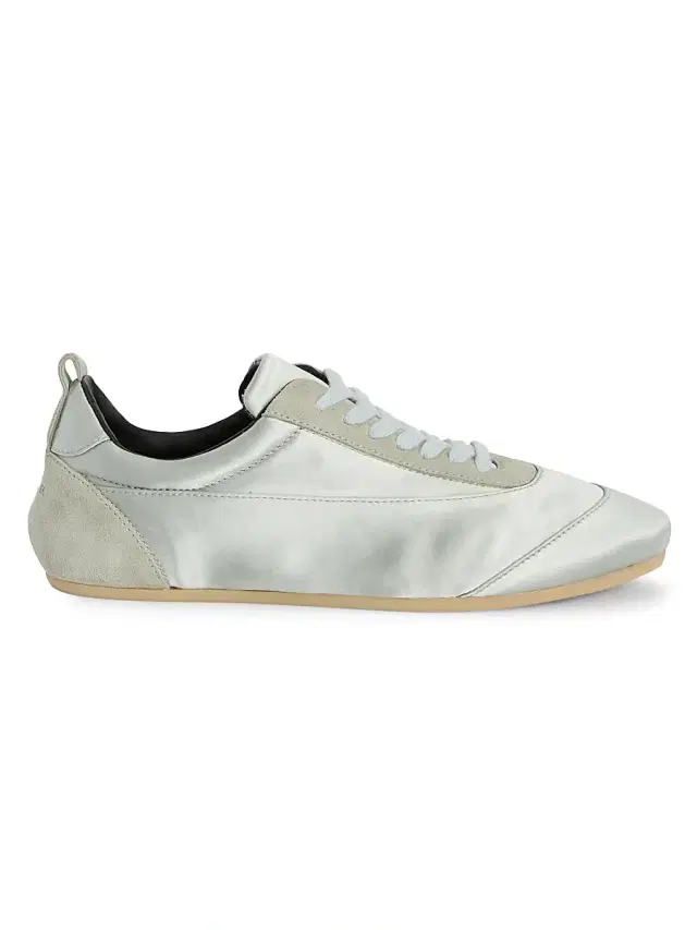 Jil Sander Women's Panelled Satin Low-Top Sneakers - Acqua