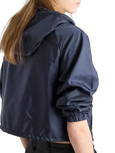 Prada Women's Lightweight Re-Nylon Jacket - Blue - Size 8 | Thumbnail 4