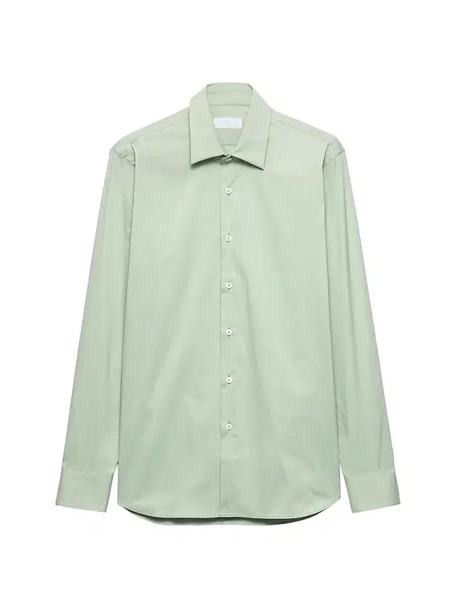 Men's Stretch Cotton Shirt - Green