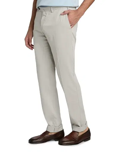 PT Torino Men's Garment-Dyed Stretch Cotton-Silk Chino Pants | Thumbnail 4 PT Torino Men's Garment-Dyed Stretch Cotton-Silk Chino Pants | Thumbnail 4