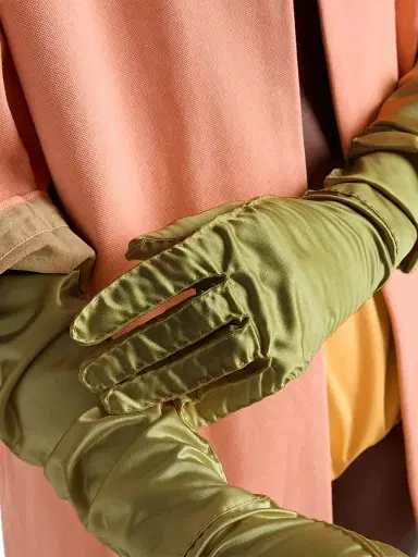 Prada Women's Satin Gloves | Thumbnail 2