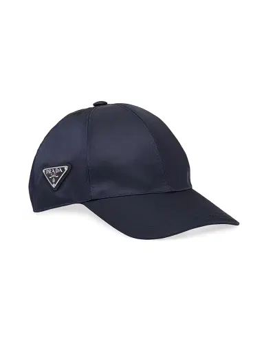 Prada Men's Re-Nylon Baseball Cap - Blue | Thumbnail 1 Prada Men's Re-Nylon Baseball Cap - Blue | Thumbnail 1