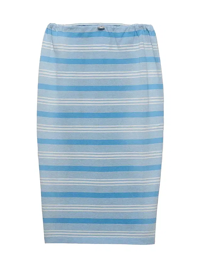 Women's Bayadere Print Pique Skirt - Blue