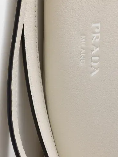 Prada Women's Leather Shoulder Bag - White | Thumbnail 7 Prada Women's Leather Shoulder Bag - White | Thumbnail 7
