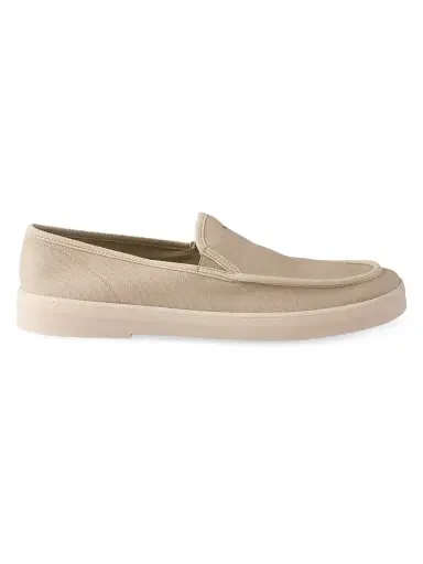 Prada Men's Fabric Loafers - Beige Khaki - Size 11 | Thumbnail 1 Prada Men's Fabric Loafers - Beige Khaki - Size 11 | Thumbnail 1