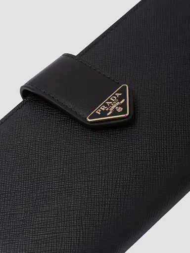 Prada Women's Large Saffiano and Leather Wallet | Thumbnail 5