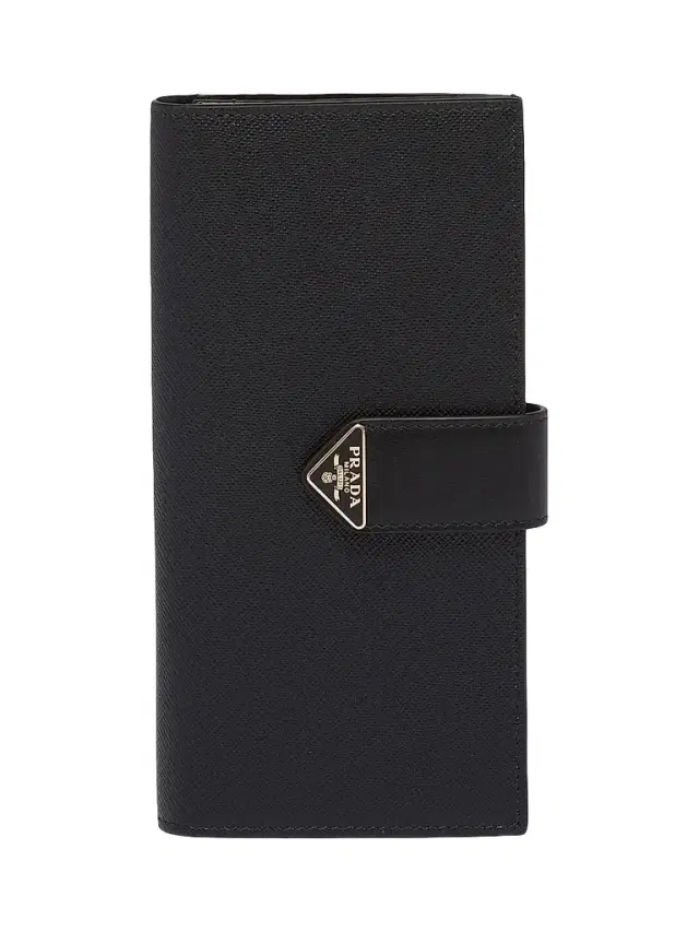 Prada Women's Large Saffiano and Leather Wallet