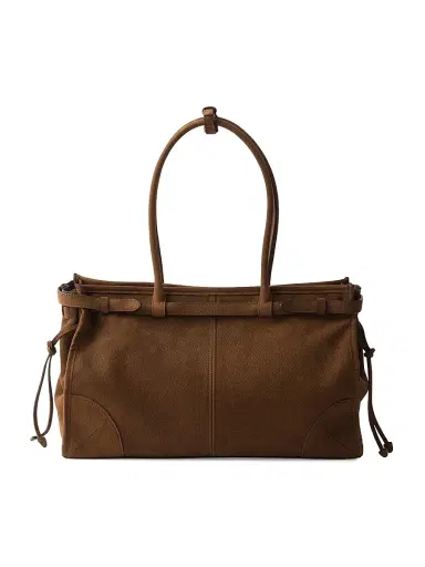 Prada Women's Bonnie Large Nubuck Leather Shoulder Bag | Thumbnail 5 Prada Women's Bonnie Large Nubuck Leather Shoulder Bag | Thumbnail 5
