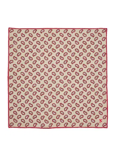 Isaia Men's Paisley Silk Pocket Sqaure | Thumbnail 2 Isaia Men's Paisley Silk Pocket Sqaure | Thumbnail 2