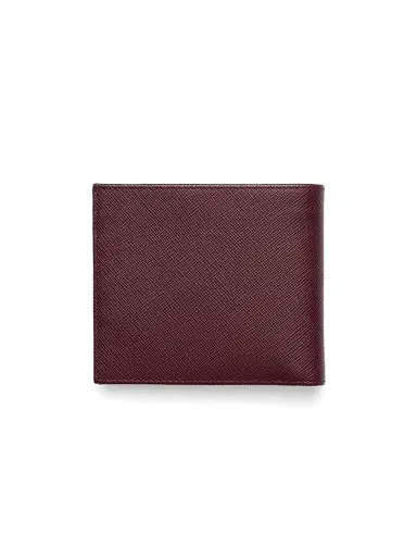 Prada Men's Saffiano Leather Wallet - Dark Red | Thumbnail 2