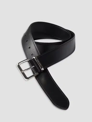 Miu Miu Women's Leather Belt - Black Silver - Size 34 | Thumbnail 2 Miu Miu Women's Leather Belt - Black Silver - Size 34 | Thumbnail 2