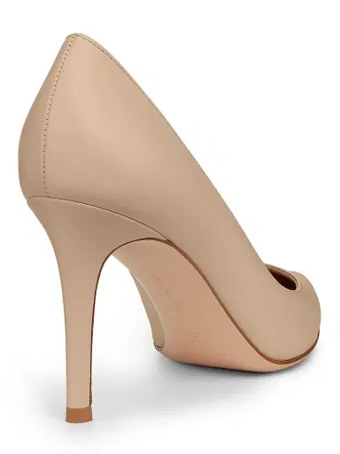Gianvito Rossi Women's 85MM Leather Stiletto Heel Pumps - Praline | Thumbnail 3 Gianvito Rossi Women's 85MM Leather Stiletto Heel Pumps - Praline | Thumbnail 3