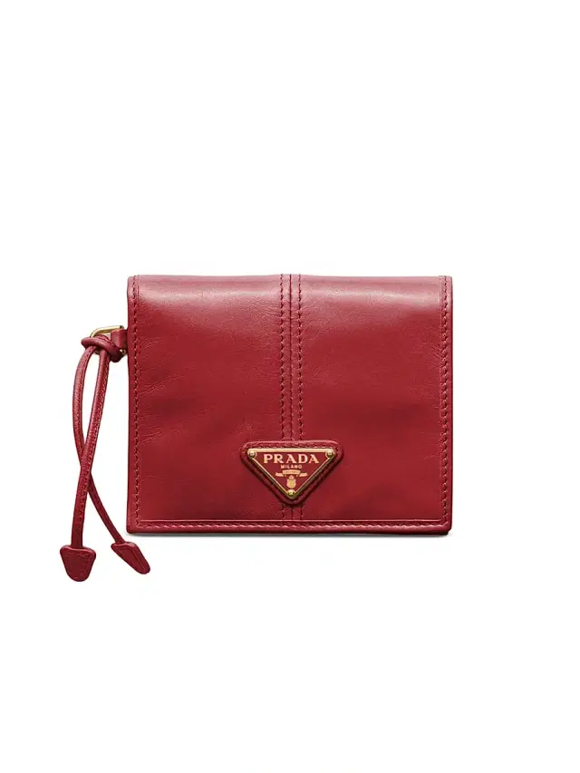 Prada Women's  Leather Wallet - Red