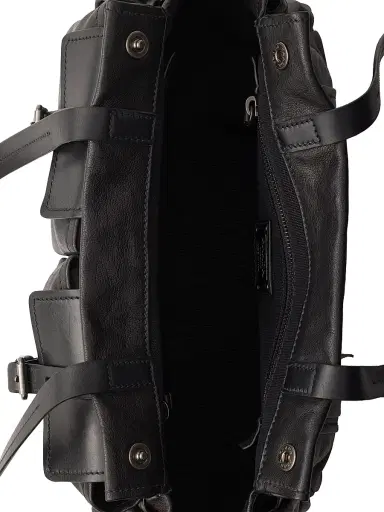 Prada Women's Route Leather Tote Bag - Black | Thumbnail 6