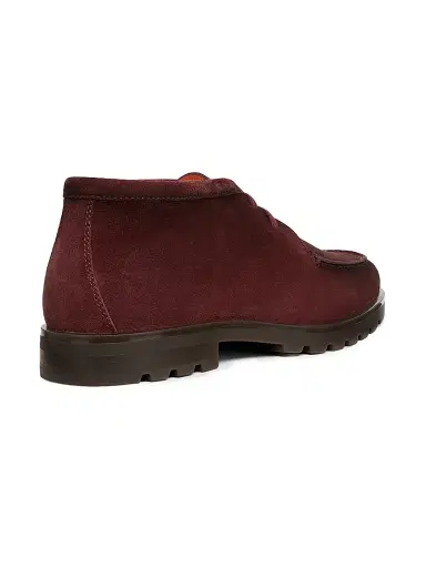 Santoni Men's Rock Suede Chukka Boots - Burgundy - Size 13 | Thumbnail 3 Santoni Men's Rock Suede Chukka Boots - Burgundy - Size 13 | Thumbnail 3