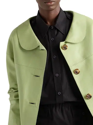 Prada Women's Nappa Leather Jacket - Green - Size 4 | Thumbnail 5 Prada Women's Nappa Leather Jacket - Green - Size 4 | Thumbnail 5
