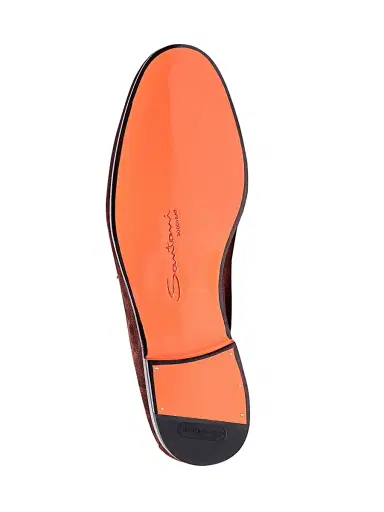 Santoni Men's Carlos Suede Penny Loafers - Brown - Size 10.5 | Thumbnail 6 Santoni Men's Carlos Suede Penny Loafers - Brown - Size 10.5 | Thumbnail 6