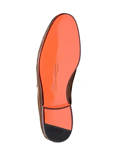 Santoni Men's Carlos Suede Penny Loafers - Brown - Size 10.5 | Thumbnail 7 Santoni Men's Carlos Suede Penny Loafers - Brown - Size 10.5 | Thumbnail 7
