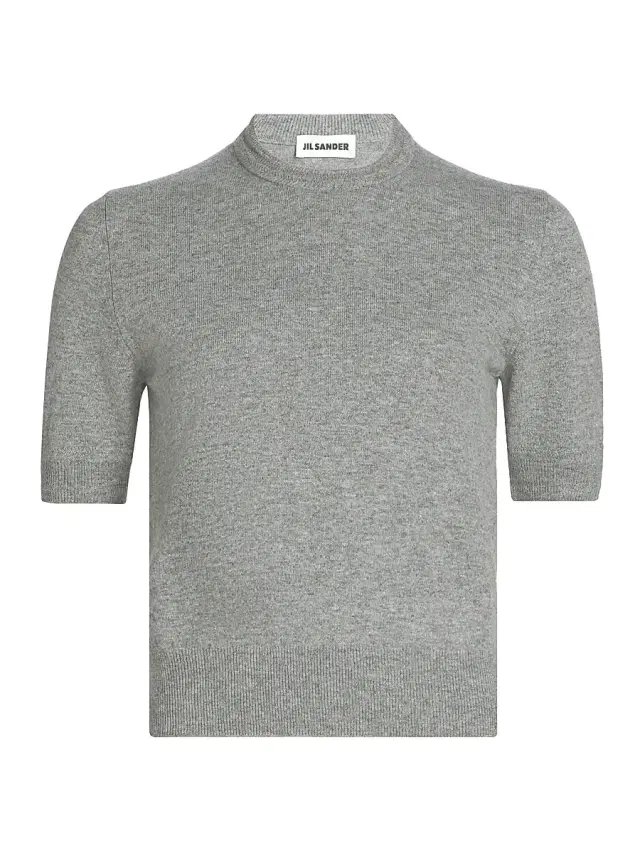 Women's Crewneck Wool Sweater - Volcanic Glass