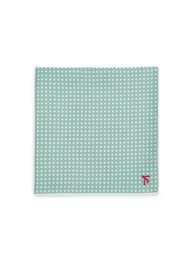 Isaia Men's Pin Dot Silk Pocket Square | Thumbnail 1 Isaia Men's Pin Dot Silk Pocket Square | Thumbnail 1