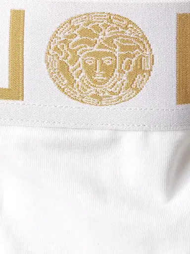 Versace Women's Greca Border Thong - White - Size XL | Thumbnail 5 Versace Women's Greca Border Thong - White - Size XL | Thumbnail 5