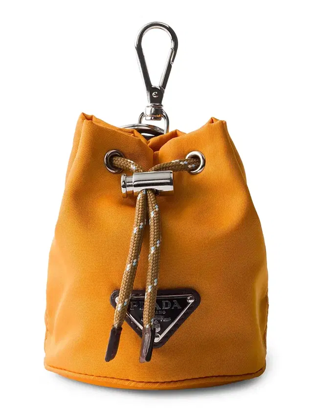 Men's Mini Icon Re-Nylon Keychain Charm - Orange