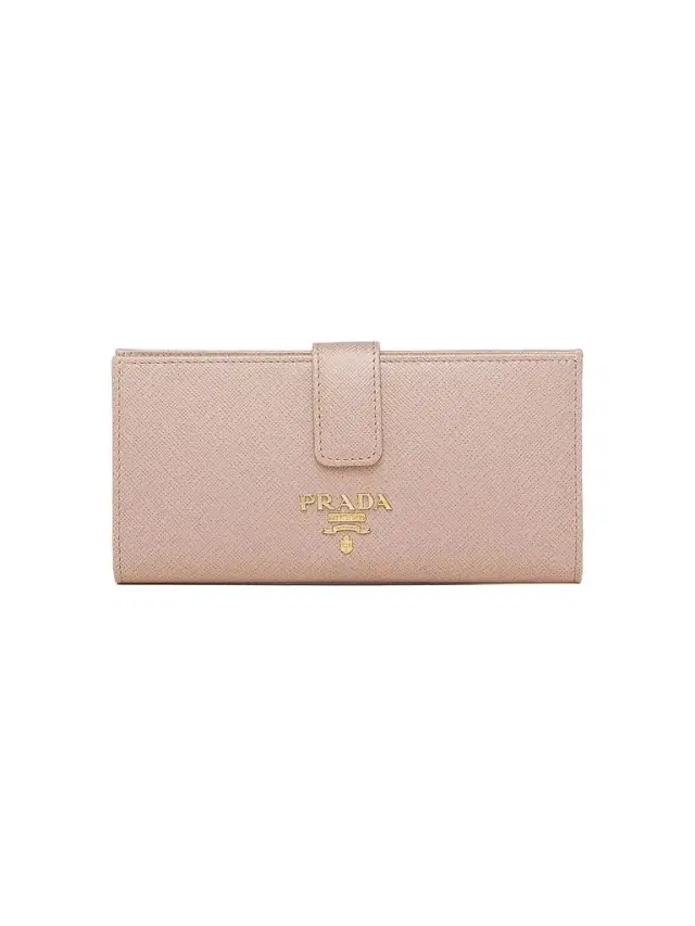 Prada Women's  Saffiano Leather Wallet - Pink