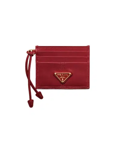 Prada Women's Leather Card Holder | Thumbnail 1