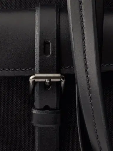 Prada Women's Route Large Canvas and Leather Tote Bag - Black | Thumbnail 6 Prada Women's Route Large Canvas and Leather Tote Bag - Black | Thumbnail 6