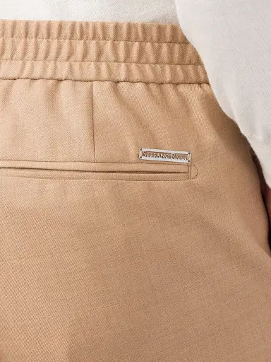 Stefano Ricci Men's Modern Tailored Sport Trousers - Beige - Size 42 | Thumbnail 5 Stefano Ricci Men's Modern Tailored Sport Trousers - Beige - Size 42 | Thumbnail 5