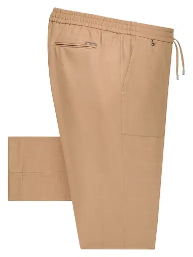 Stefano Ricci Men's Modern Tailored Sport Trousers - Beige - Size 42 | Thumbnail 1 Stefano Ricci Men's Modern Tailored Sport Trousers - Beige - Size 42 | Thumbnail 1