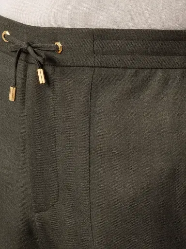 Stefano Ricci Men's Modern Tailored Sport Trousers - Charcoal - Size 40 | Thumbnail 5 Stefano Ricci Men's Modern Tailored Sport Trousers - Charcoal - Size 40 | Thumbnail 5