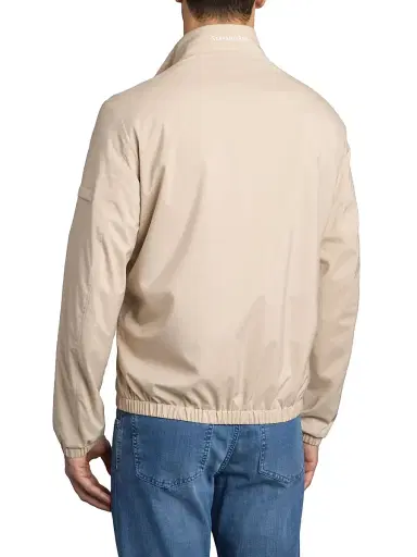 Stefano Ricci Men's Windbreaker Jacket with Zip Closure - Beige - Size 52 | Thumbnail 3 Stefano Ricci Men's Windbreaker Jacket with Zip Closure - Beige - Size 52 | Thumbnail 3