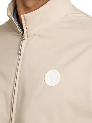 Stefano Ricci Men's Windbreaker Jacket with Zip Closure - Beige - Size 52 | Thumbnail 5 Stefano Ricci Men's Windbreaker Jacket with Zip Closure - Beige - Size 52 | Thumbnail 5