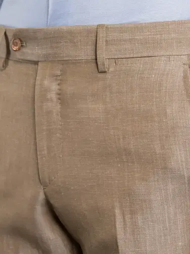 Stefano Ricci Men's Linen & Wool Slim-Fit Trousers | Thumbnail 5