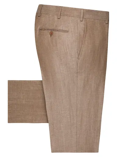 Stefano Ricci Men's Linen & Wool Slim-Fit Trousers | Thumbnail 1