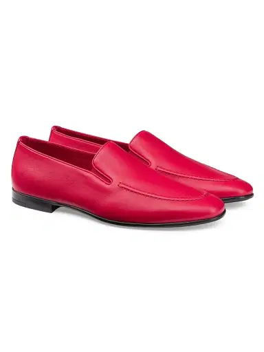 Stefano Ricci Men's Calfskin Leather Loafers - Bright Red - Size 11 | Thumbnail 3 Stefano Ricci Men's Calfskin Leather Loafers - Bright Red - Size 11 | Thumbnail 3