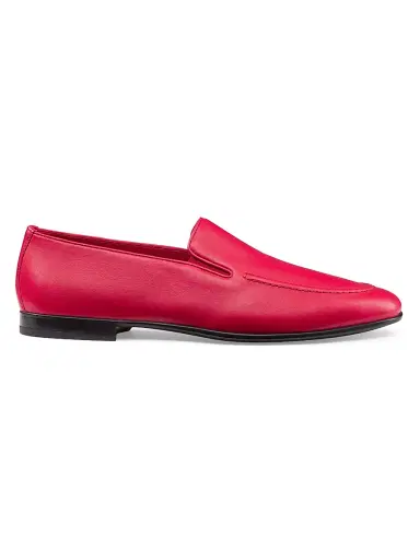 Stefano Ricci Men's Calfskin Leather Loafers - Bright Red - Size 11 | Thumbnail 1 Stefano Ricci Men's Calfskin Leather Loafers - Bright Red - Size 11 | Thumbnail 1