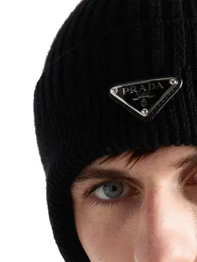 Prada Men's Wool Beanie | Thumbnail 2
