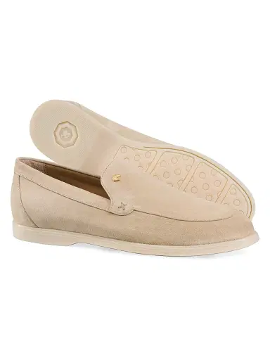 Stefano Ricci Men's Suede Slip-On Loafers - Beige - Size 11.5 | Thumbnail 3 Stefano Ricci Men's Suede Slip-On Loafers - Beige - Size 11.5 | Thumbnail 3