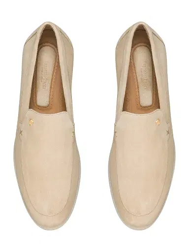 Stefano Ricci Men's Suede Slip-On Loafers - Beige - Size 11.5 | Thumbnail 4 Stefano Ricci Men's Suede Slip-On Loafers - Beige - Size 11.5 | Thumbnail 4