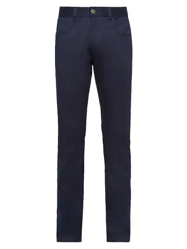 Prada Men's Five-Pocket Stretch Drill Jeans - Blue - Size 32 | Thumbnail 1 Prada Men's Five-Pocket Stretch Drill Jeans - Blue - Size 32 | Thumbnail 1