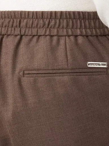 Stefano Ricci Men's Modern Tailored Sport Trousers - Brown - Size 40 | Thumbnail 5