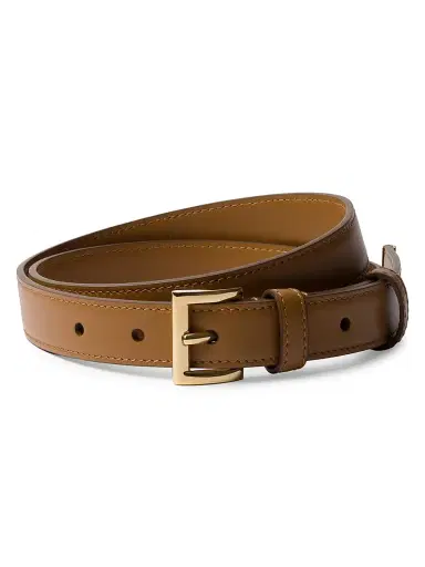 Prada Women's Leather Belt - Brown - Size 34 | Thumbnail 1