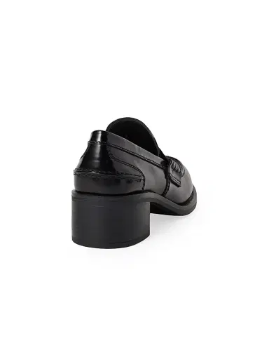 Miu Miu Women's Brushed Leather Loafers - Black - Size 10.5 | Thumbnail 2 Miu Miu Women's Brushed Leather Loafers - Black - Size 10.5 | Thumbnail 2