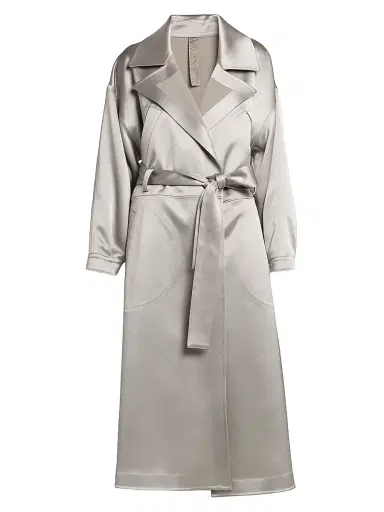 Giorgio Armani Women's Satin Oversized Trench Coat | Thumbnail 1 Giorgio Armani Women's Satin Oversized Trench Coat | Thumbnail 1