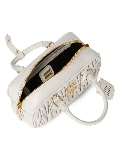Miu Miu Women's Arcadie Matelassé Nappa Leather Top Handle Bag | Thumbnail 5 Miu Miu Women's Arcadie Matelassé Nappa Leather Top Handle Bag | Thumbnail 5