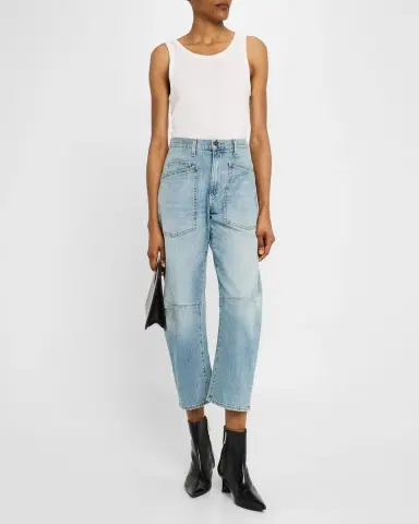 Nili Lotan Shon Cropped Jeans | Thumbnail 2 Nili Lotan Shon Cropped Jeans | Thumbnail 2