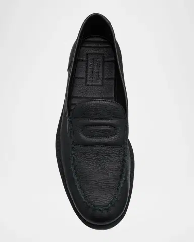 John Lobb Men's Pace Suede Penny Loafers | Thumbnail 6 John Lobb Men's Pace Suede Penny Loafers | Thumbnail 6