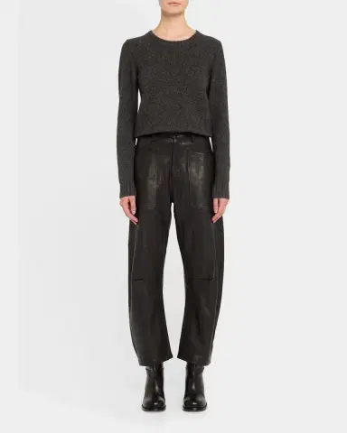 Nili Lotan Shon Barrel Leather Pants | Thumbnail 2 Nili Lotan Shon Barrel Leather Pants | Thumbnail 2